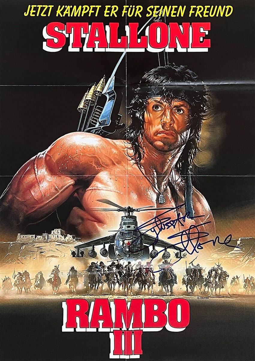 Rambo III Movie Poster Artwork Canvas Print & Poster Wall Art - AI PRINT LAB